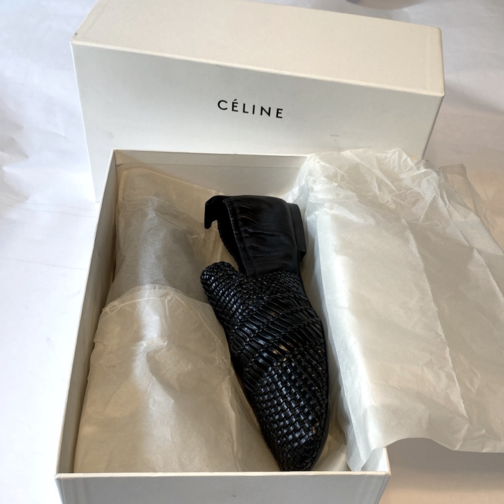 Céline Black Woven Loafers - Picture 8 of 8